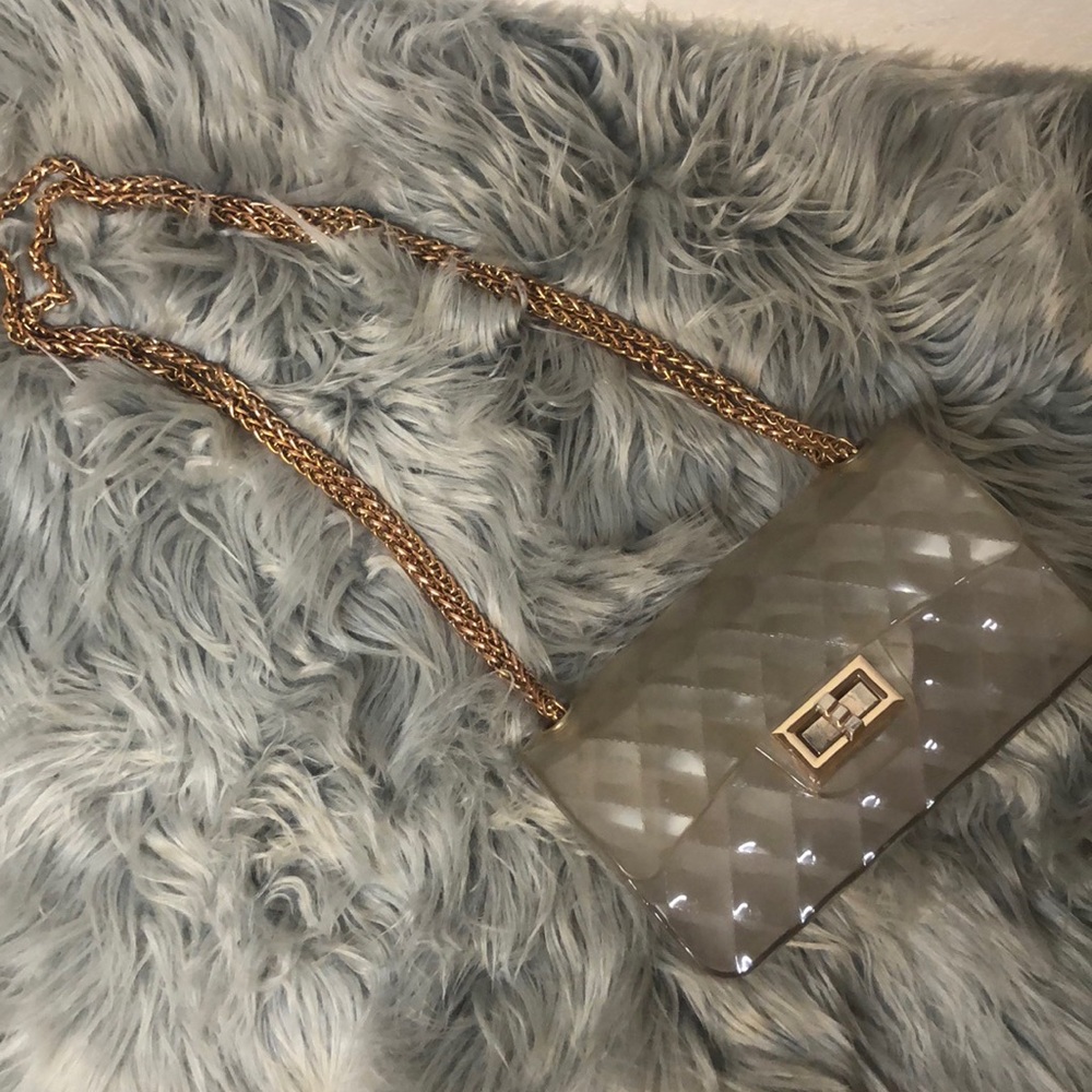 clear transparent purse